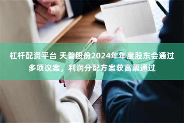 杠杆配资平台 天普股份2024年年度股东会通过多项议案，利润分配方案获高票通过