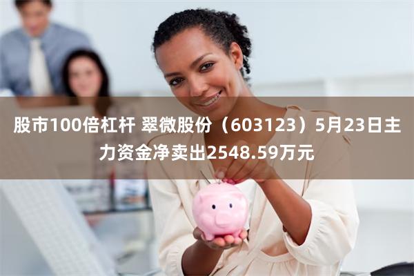 股市100倍杠杆 翠微股份（603123）5月23日主力资金净卖出2548.59万元