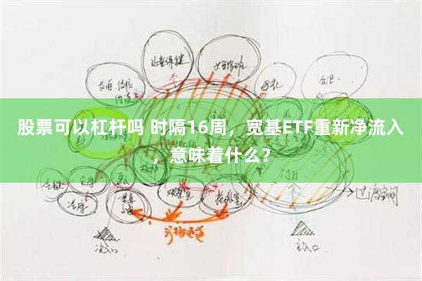 股票可以杠杆吗 时隔16周，宽基ETF重新净流入，意味着什么？