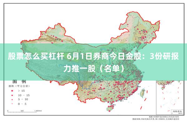 股票怎么买杠杆 6月1日券商今日金股：3份研报力推一股（名单）